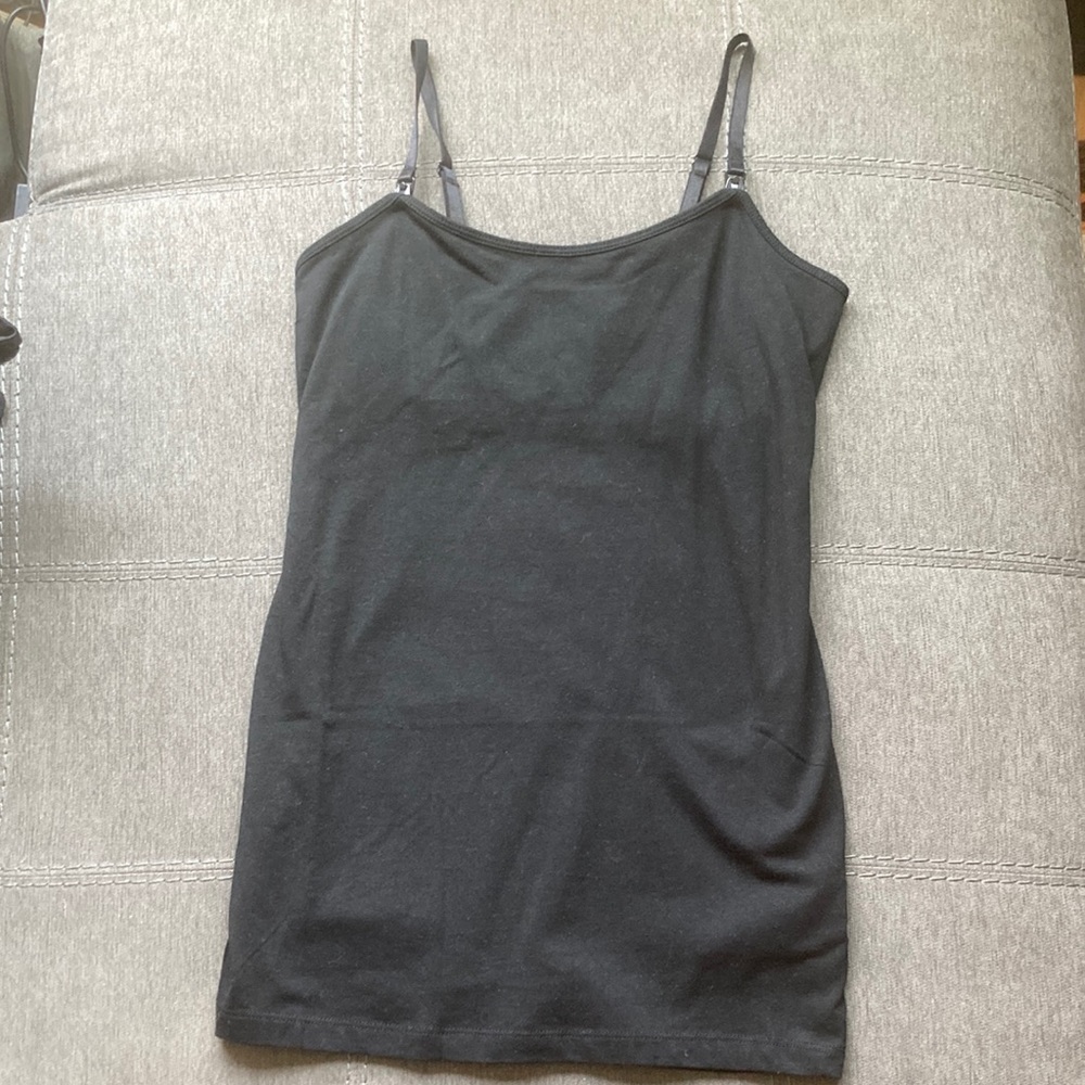 NWOT Motherhood Maternity Black XS Nursing Tank